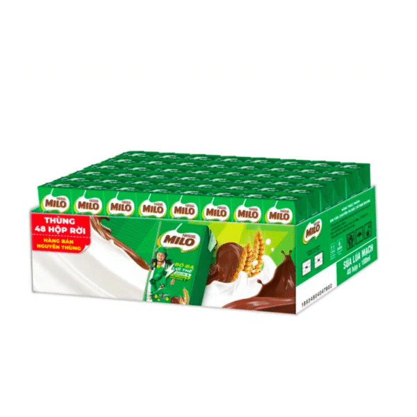 [ƯU ĐÃI THÁNG 11] FREESHIP HCM] Thùng 48 Hộp Sữa lúa mạch không màng co Nestlé® MILO® 180ml